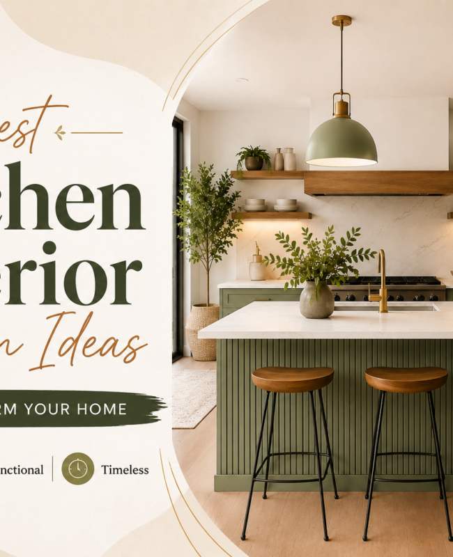 Best kitchen interior design ideas with modern modular kitchen layout in Kerala home
