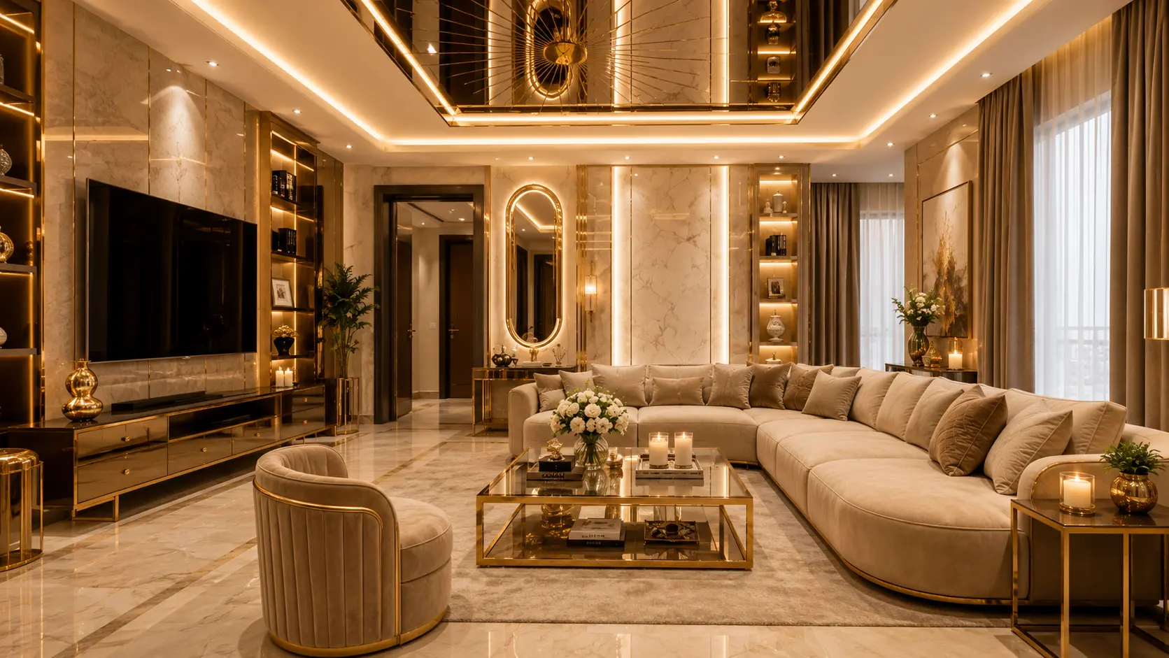 Luxury -Living Room Interior