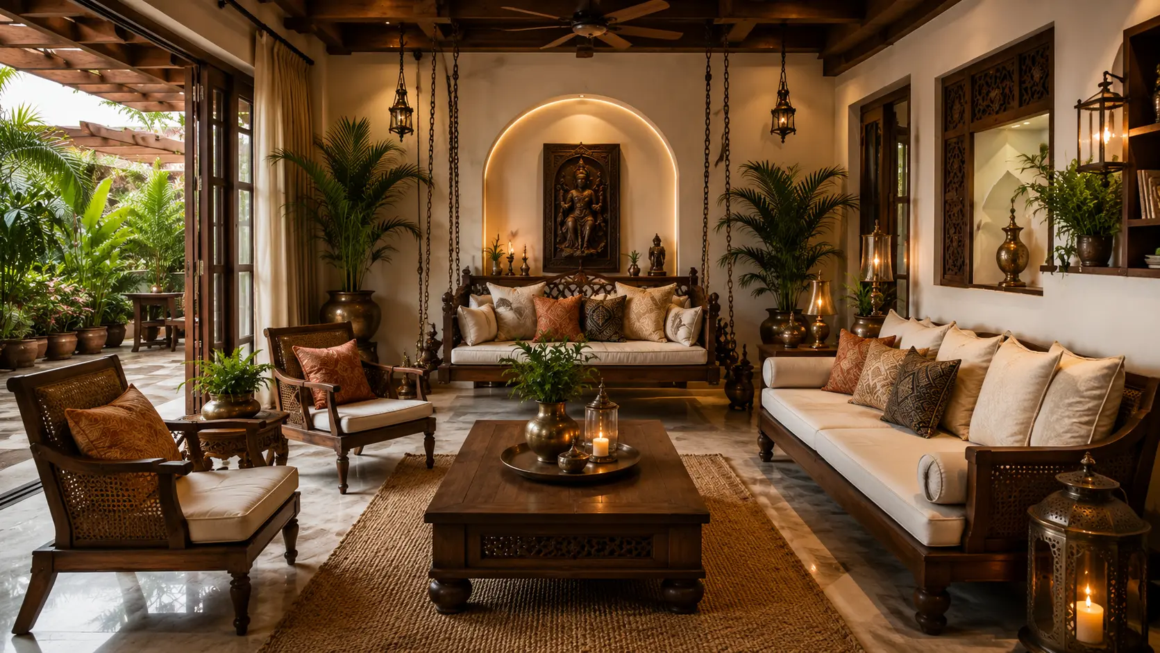 Traditional Living Room Interior
