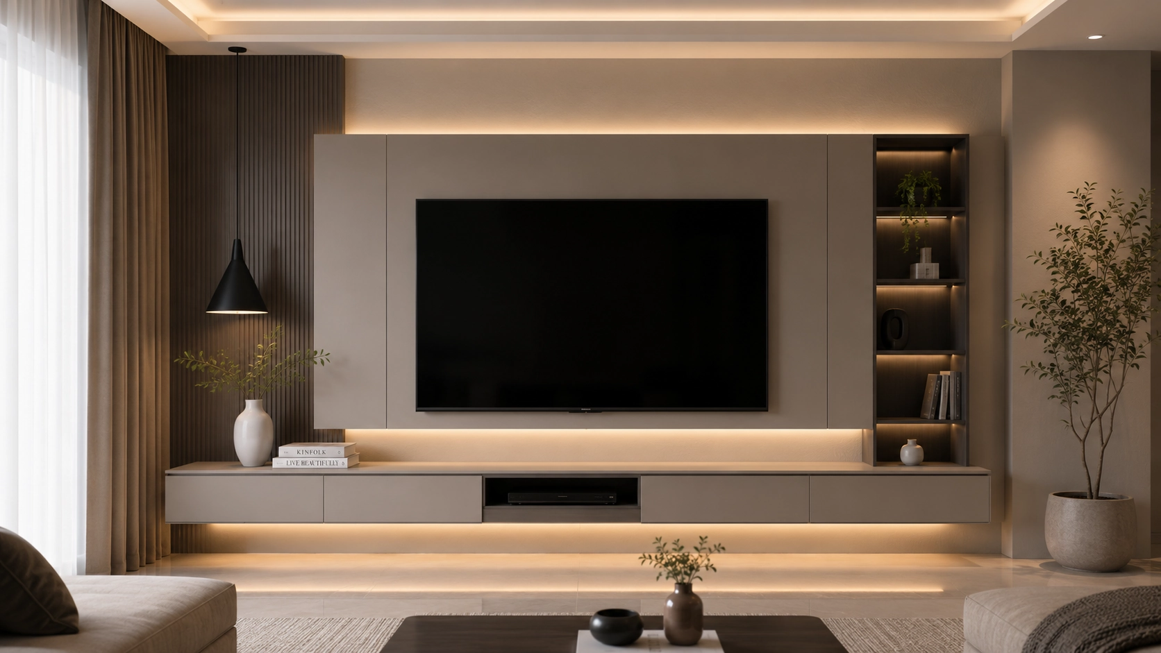 Floating Tv Unit Design