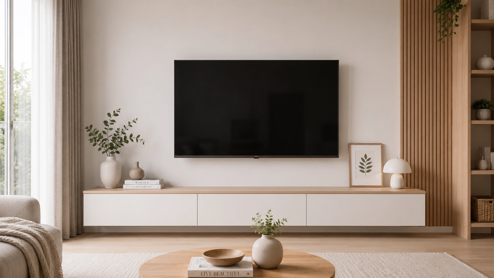 Scandinavian Tv unit Design