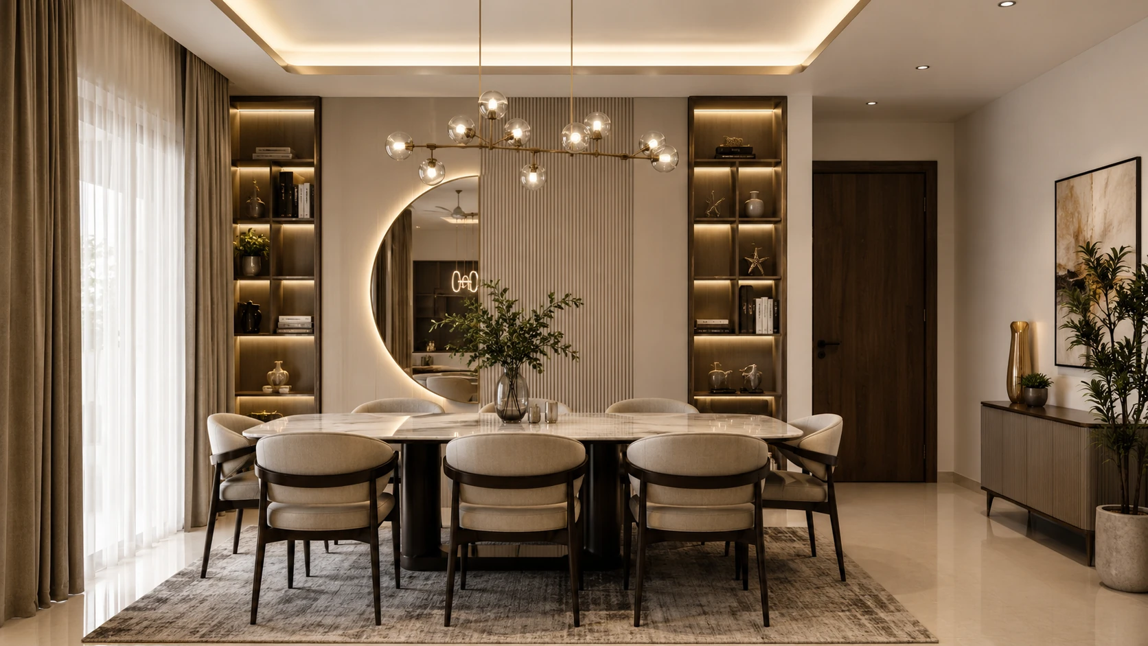 Modern Dining Room Design Work
