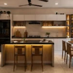 Open kitchen design for a modern Kerala home